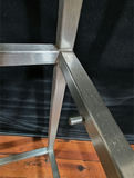 Short Brushed Stainless Steel 3-Tier Display Frame (20" x 20" x 36") - thumbnail 5 of 7