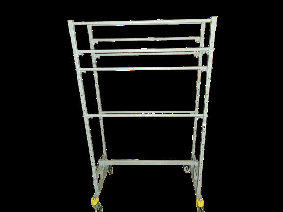 Ultra Heavy-Duty Rolling Wardrobe Rack - Double-Sided, Rail, 8 Rail Height Adjustable - image 4 of 7