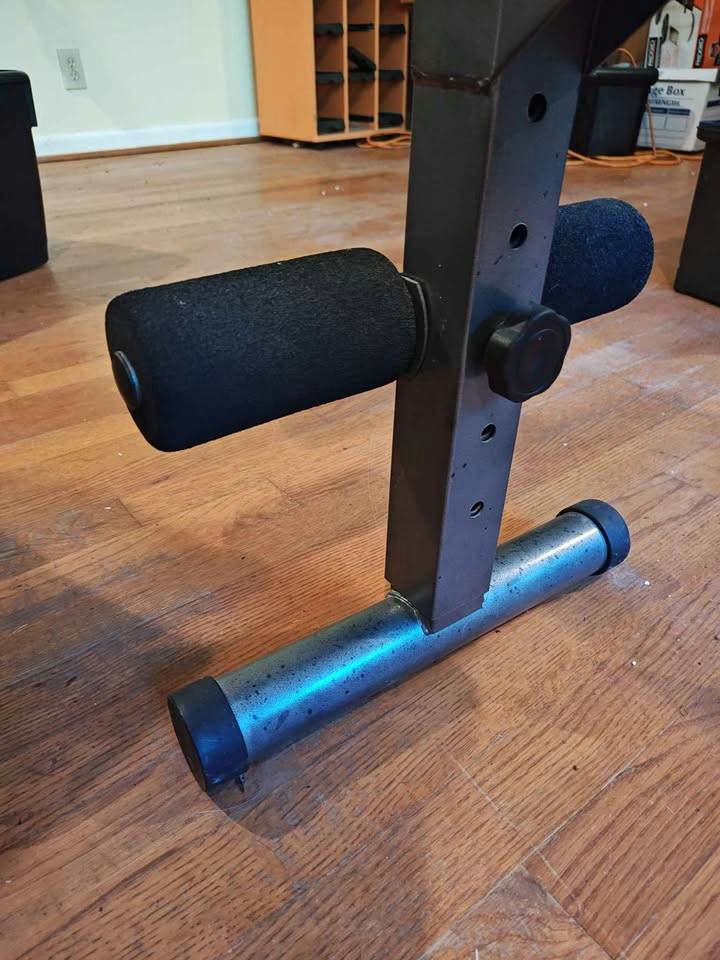 Vintage Jack LaLanne Folding Weight Bench w/ Leg Developer – Solid Steel - image 6 of 8