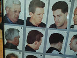 Vintage 90s Barber Shop Haircut Style Chart Poster (Tempered Glass & Aluminum) - thumbnail 3 of 6