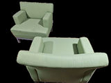 Lot of 2 High End MCM style Lounge Chairs by Krug - thumbnail 2 of 11