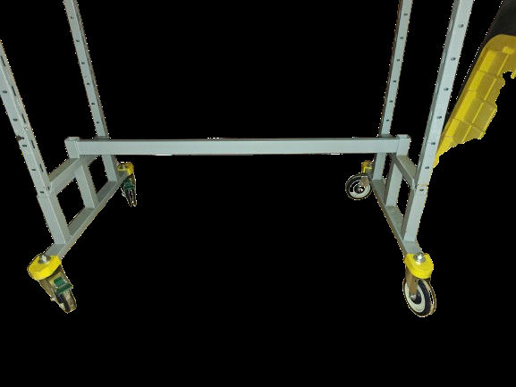 Ultra Heavy-Duty Rolling Wardrobe Rack - Double-Sided, Rail, 8 Rail Height Adjustable - image 3 of 7