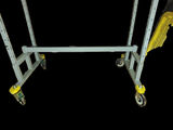 Ultra Heavy-Duty Rolling Wardrobe Rack - Double-Sided, Rail, 8 Rail Height Adjustable - thumbnail 3 of 7