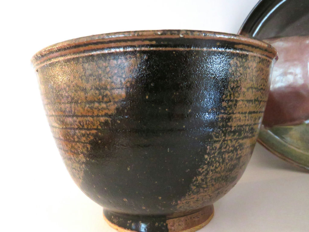 3 piece Studio Pottery Plate and 2 Bowls - image 5 of 9