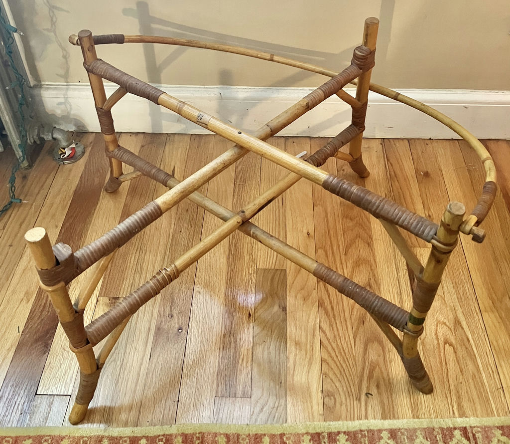 Rattan Table With Removable Tray - image 6 of 7