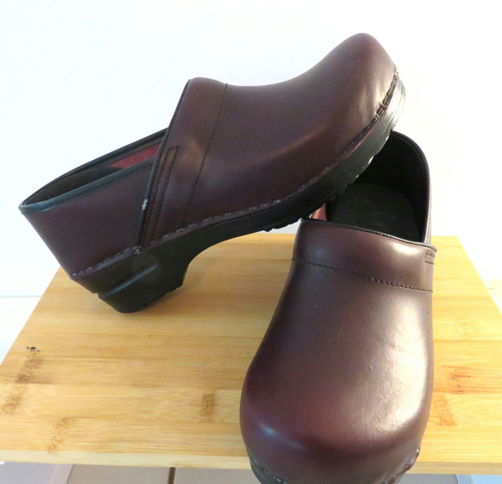 Women's Dansko Leather Clogs Size 40 - image 1 of 6