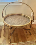 Rattan Table With Removable Tray - thumbnail 1 of 7