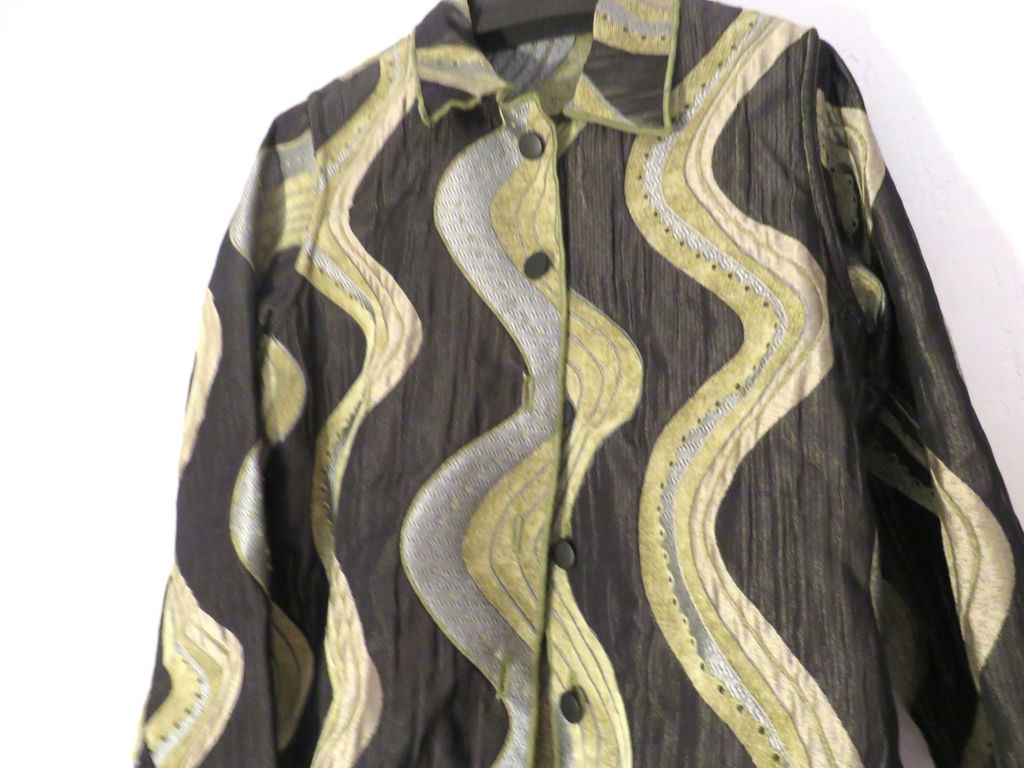 Reversible Patterned Textile Women’s Jackets - image 3 of 7