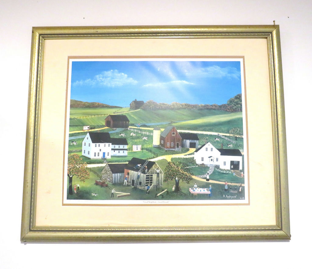 LTD Ed Barbara Appleyard Framed Lithograph COA - image 1 of 7