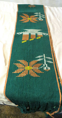 Crochet Runner and Tapestry Runner - Image 1 of 4