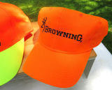 Brass Belt Buckles Billy Beer Fish and 2 Orange Browning Caps - thumbnail 3 of 9