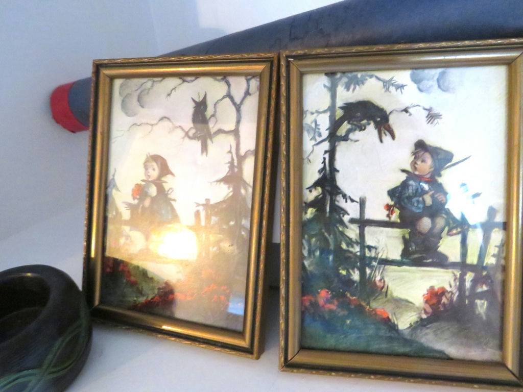 Framed Hummel Prints Copper Candlestick Chimes Decor - image 2 of 8