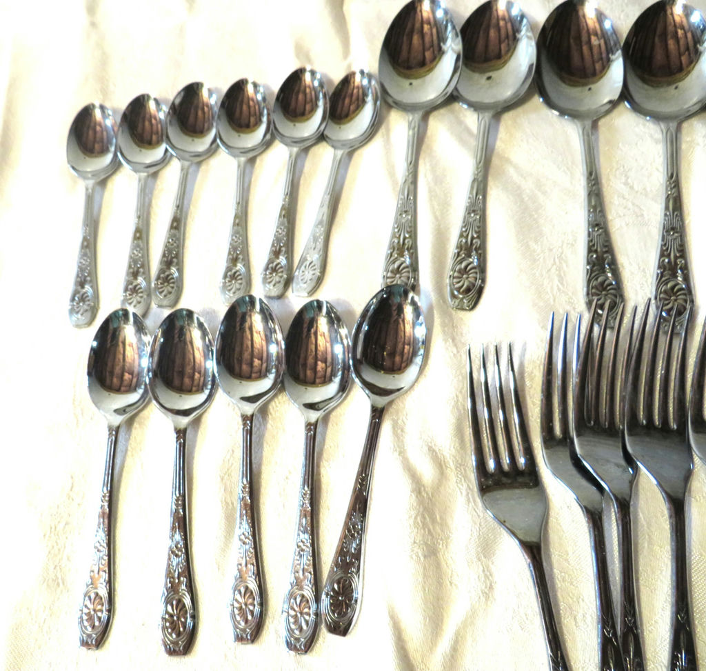 Vintage J. Bellim Chrome Plate Sheffield Flatware - image 4 of 6