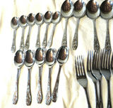 Vintage J. Bellim Chrome Plate Sheffield Flatware - thumbnail 4 of 6