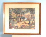 Framed Cappy Amundsen lithograph Long Island Artist - thumbnail 2 of 7