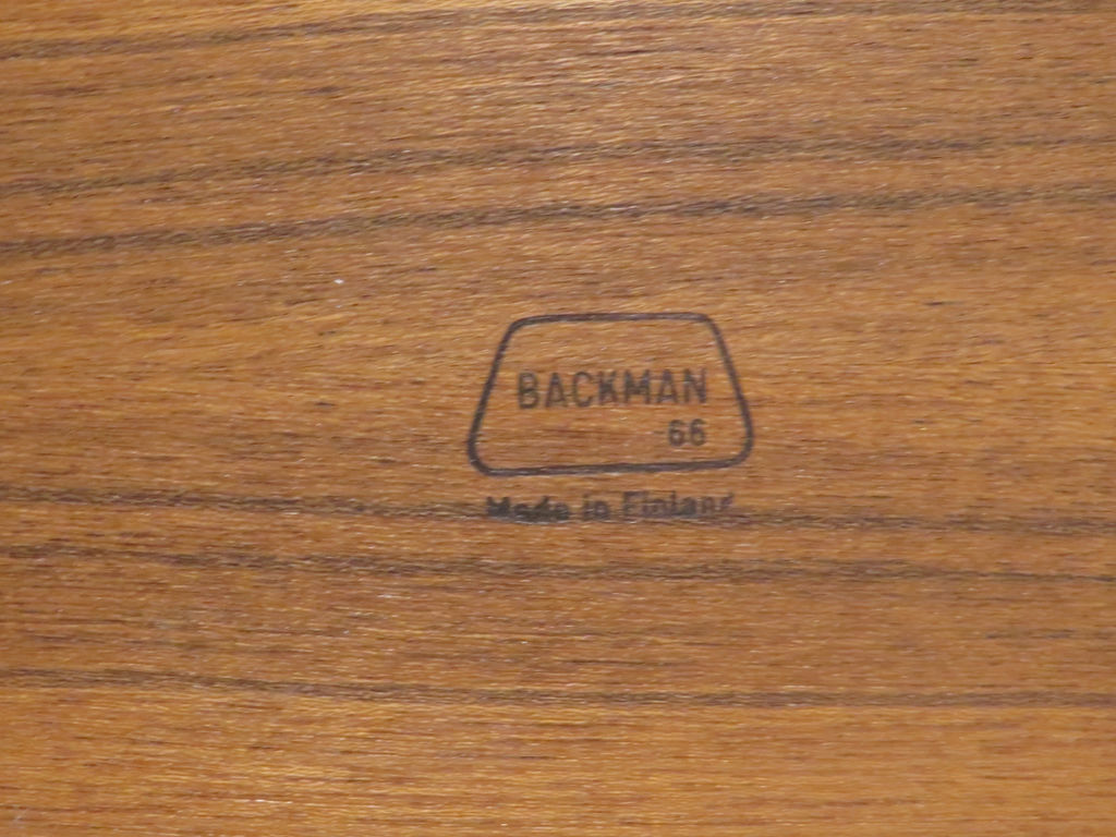 Vintage MCM Backman Teak Tray Finland - image 4 of 4