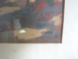 Framed Cappy Amundsen lithograph Long Island Artist - thumbnail 3 of 7