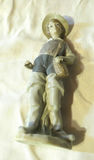 Vintage Lladro Fisher Boy Figurine - thumbnail 4 of 7