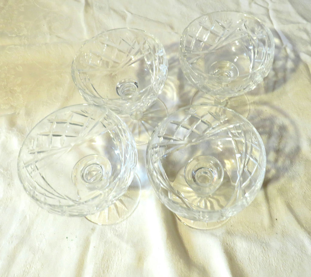 Set of 4 Waterford Sherbet Bowls with Stems - image 3 of 6