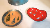 3 piece MCM Studio Enamel Dishes Marion Lang Signed - thumbnail 2 of 6