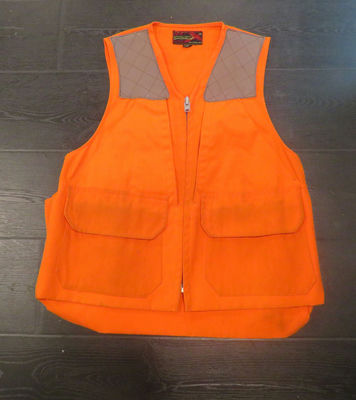 Mens Orange Hunting Outdoor Lined Vest Sz 40 - Image 1 of 8