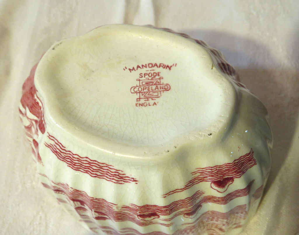 5 piece Spode Copeland Red Transferware  - image 8 of 12