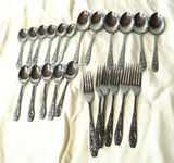Vintage J. Bellim Chrome Plate Sheffield Flatware - thumbnail 1 of 6