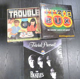 Vintage Beatles Trivial Pursuit Game Trouble Sealed BUX  - thumbnail 1 of 7