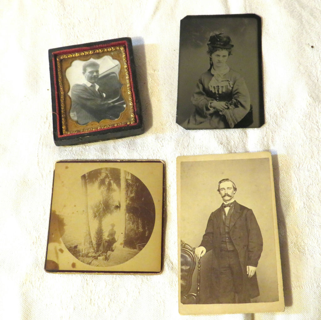 4 Antique and Vintage Photos Tintype - image 2 of 9