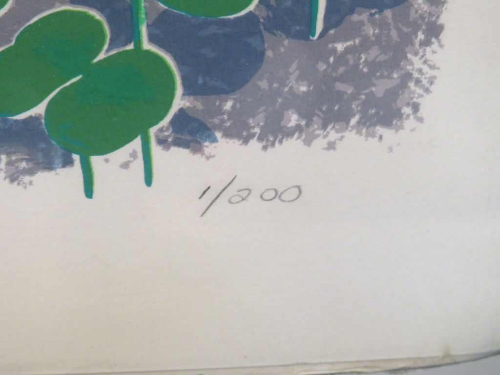 Connie Barbour Limited Ed Silkscreen Garden Print 1/200 - image 4 of 7