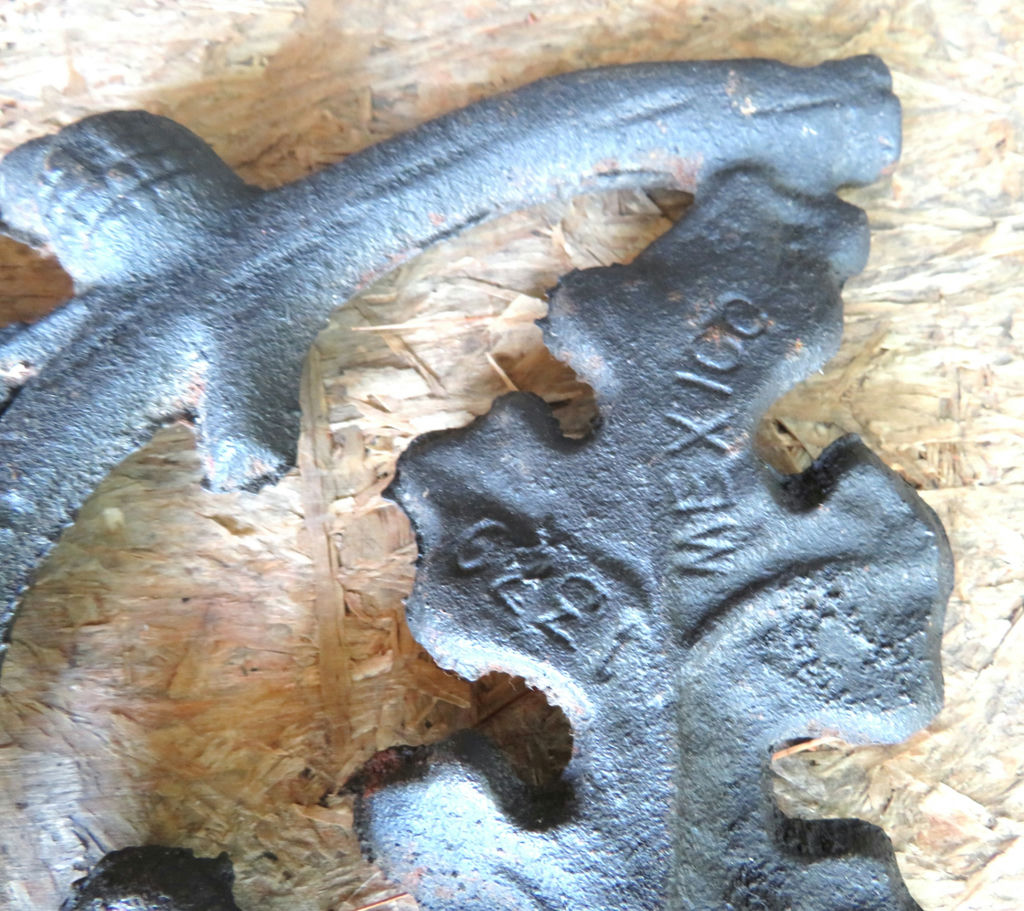 Vintage Ornamental Iron Architectural Panel Scroll Mexico 2/3 - image 3 of 4
