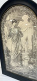 Antique Framed Print Minerva of Peace Elihu Vedder - thumbnail 4 of 5