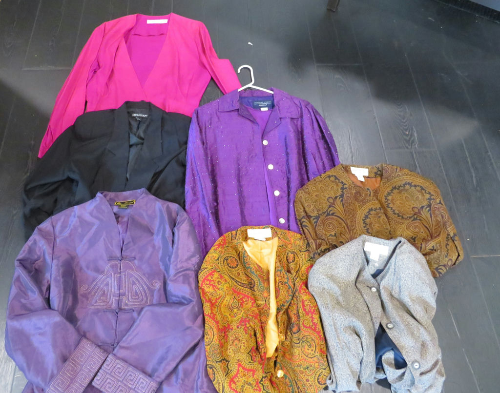 7 Silk Jackets Women's Business and Dress - image 9 of 16