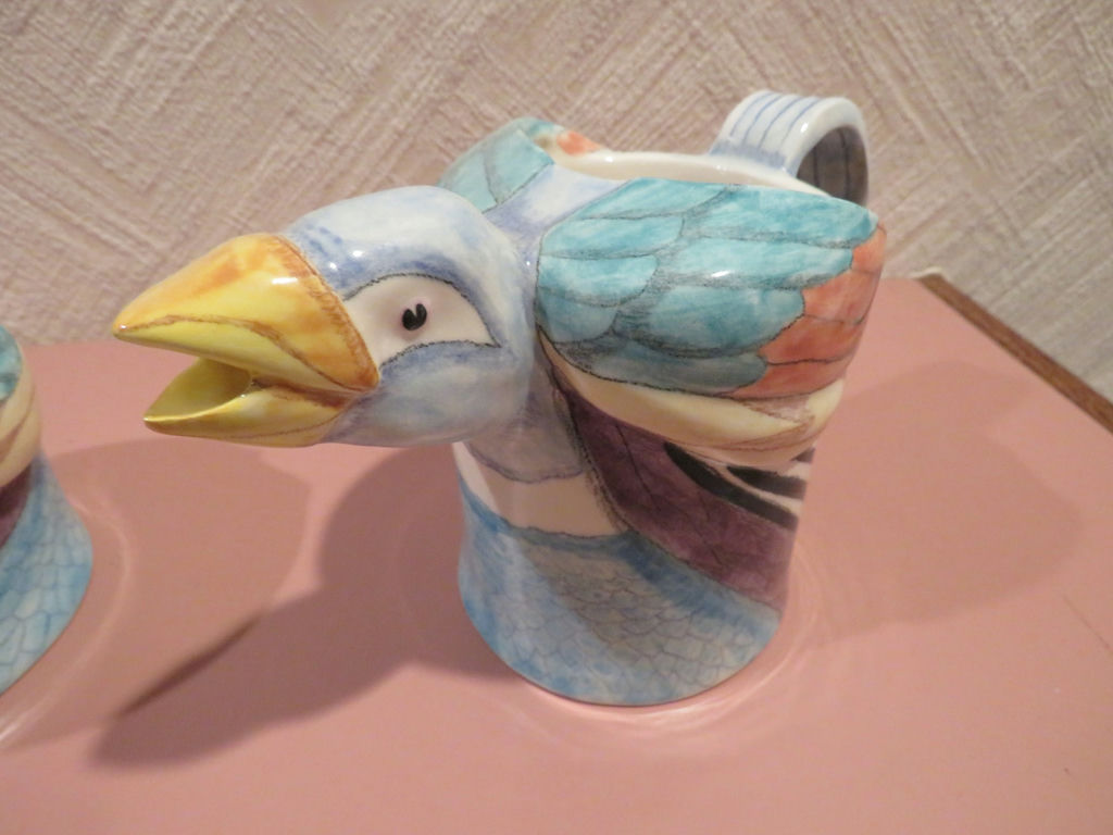 Fun Kitchen Lot Dansk Toucan Creamers and Sugar - image 7 of 7