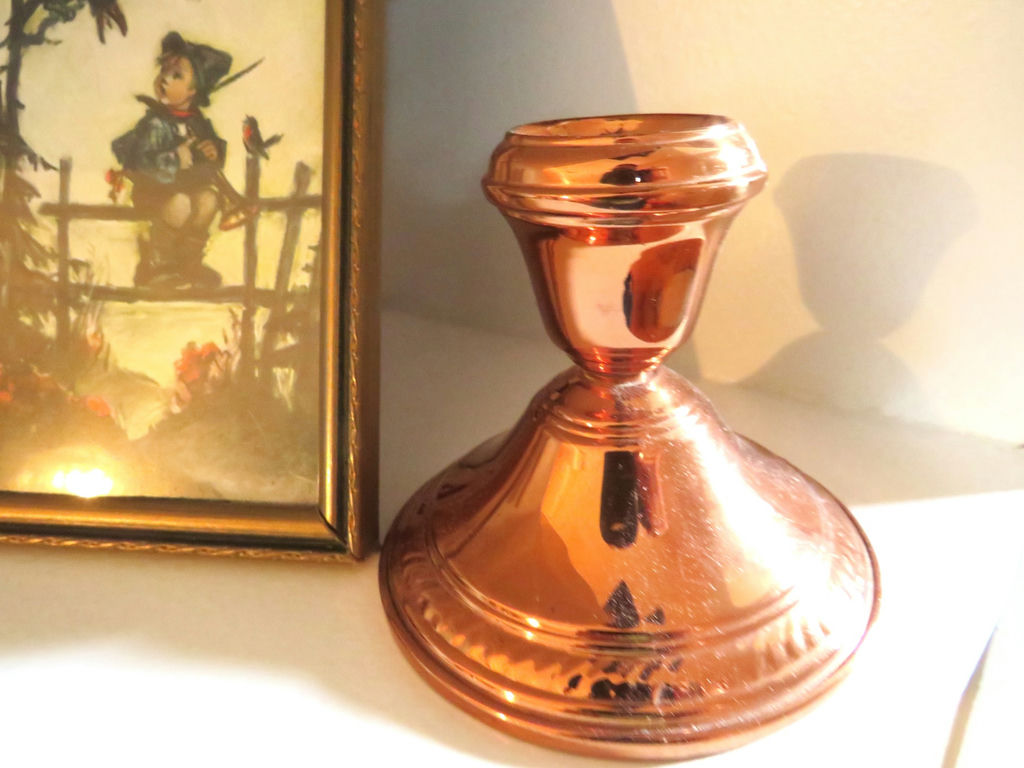 Framed Hummel Prints Copper Candlestick Chimes Decor - image 6 of 8