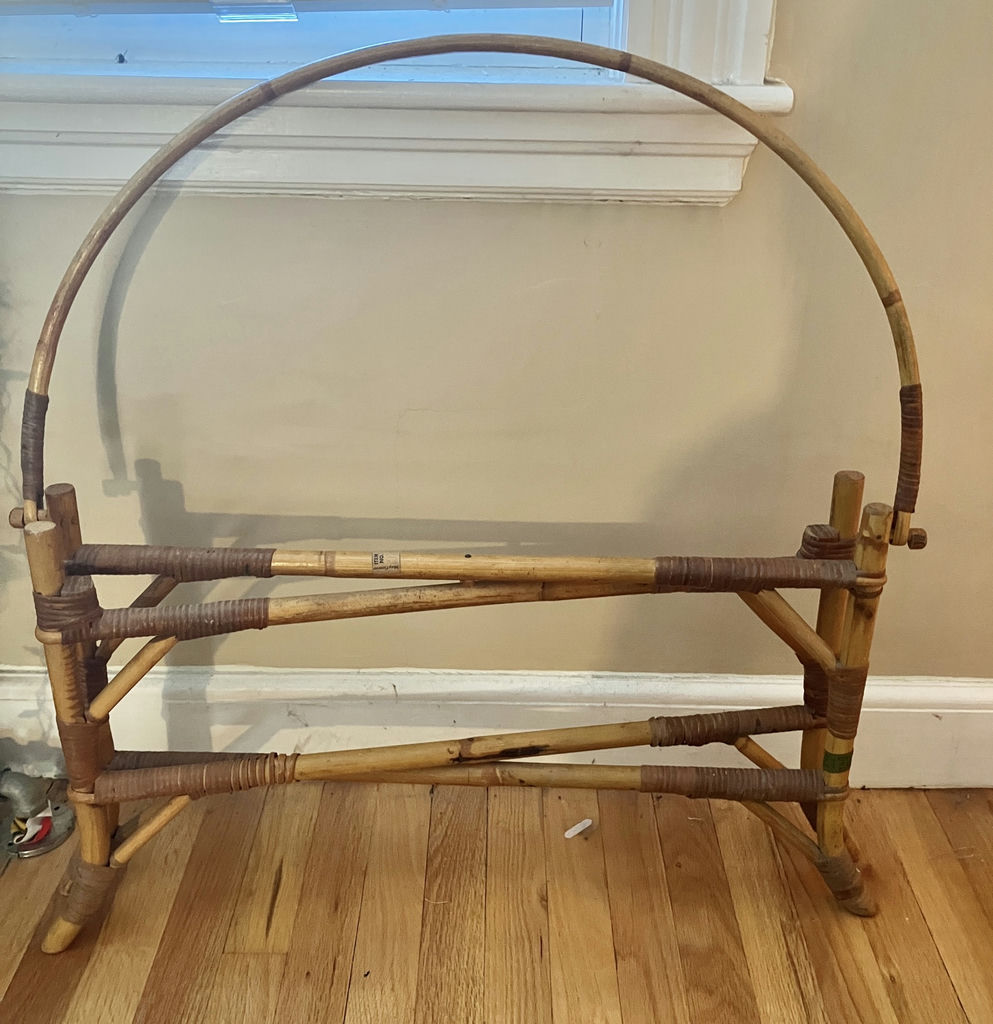 Rattan Table With Removable Tray - image 5 of 7