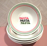 Italy Set of 4 Ceramic Pasta Bowls - thumbnail 1 of 3