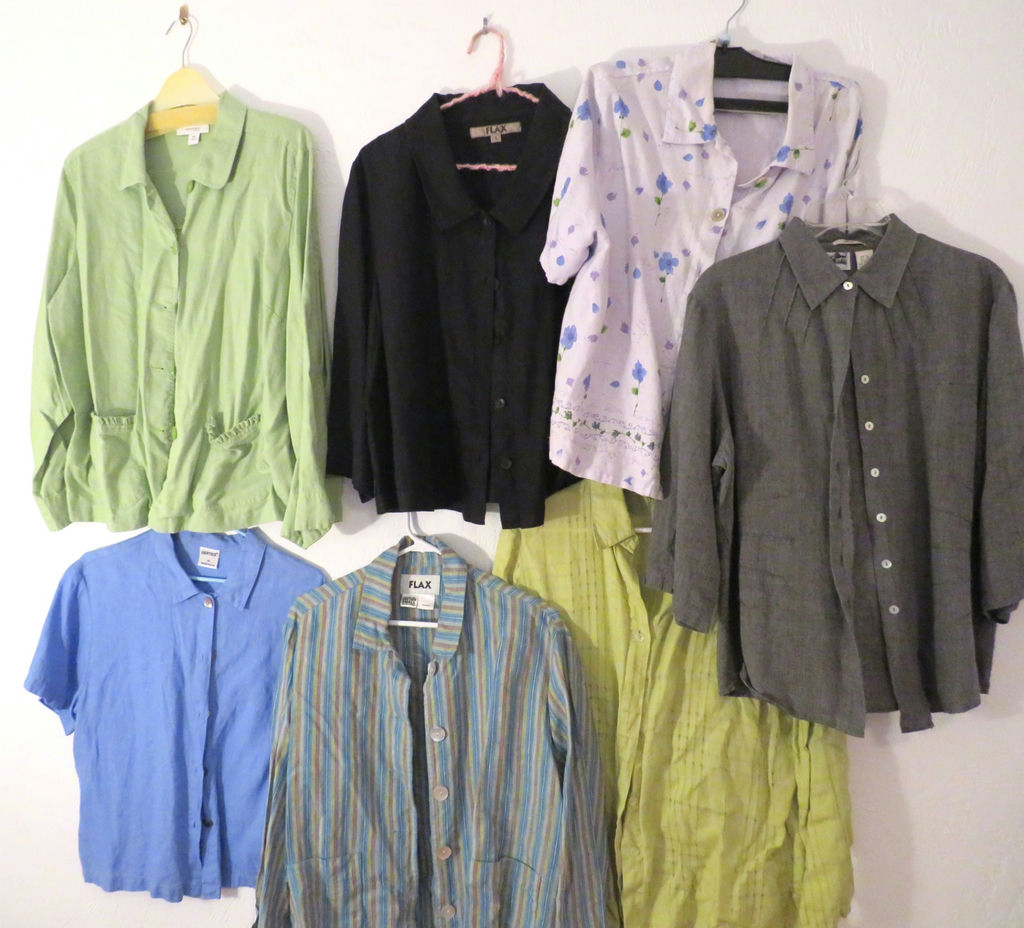 Lot Linen Shirts FLAX, Irish Linen, Etc. - image 2 of 9