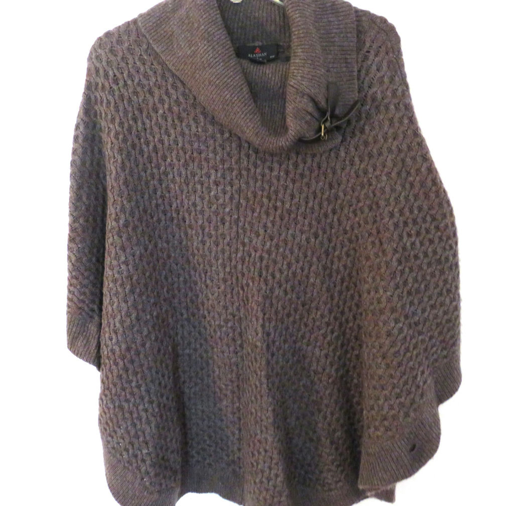 Alashan Cashmere and Merino Wool Cape - image 1 of 5