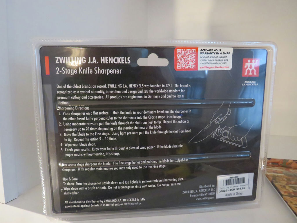 Henckel Knife Sharpener New with Decorative Tray - image 5 of 5