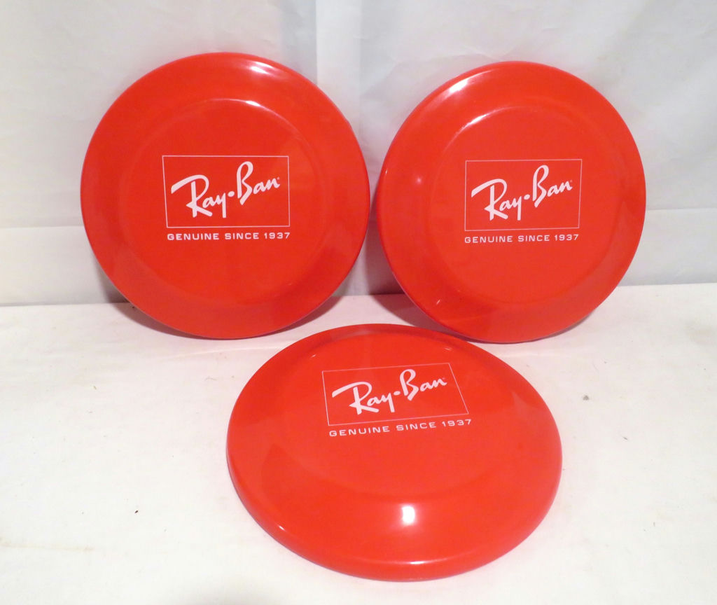 3 Ray Ban Sunglass Advertising Red Frisbees - image 2 of 4