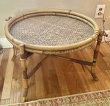 Rattan Table With Removable Tray - thumbnail 2 of 7