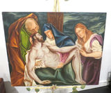 Renaissance Style Religious Oil Painting on Canvas - thumbnail 1 of 7