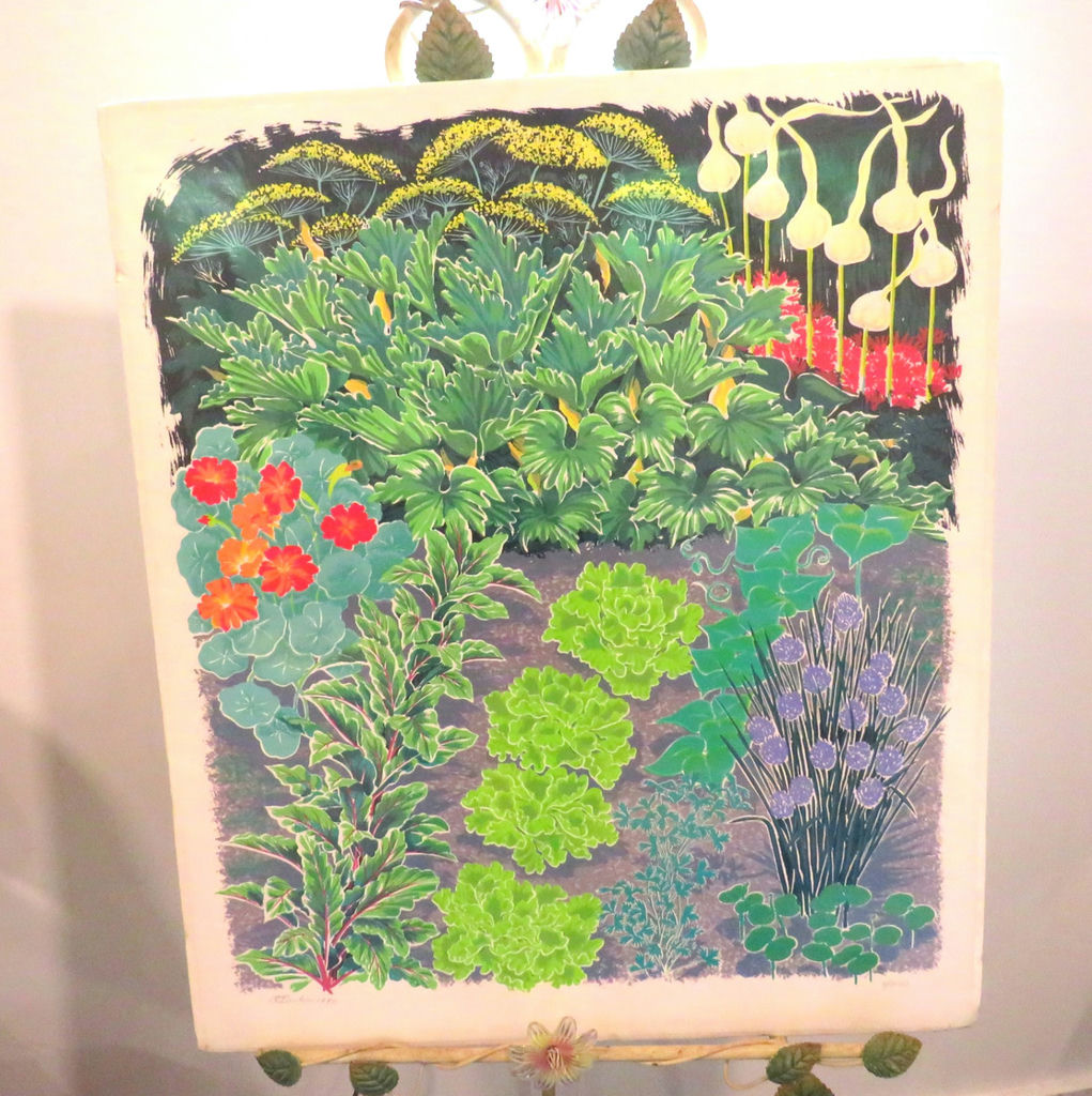 Connie Barbour Limited Ed Silkscreen Garden Print 1/200 - image 7 of 7