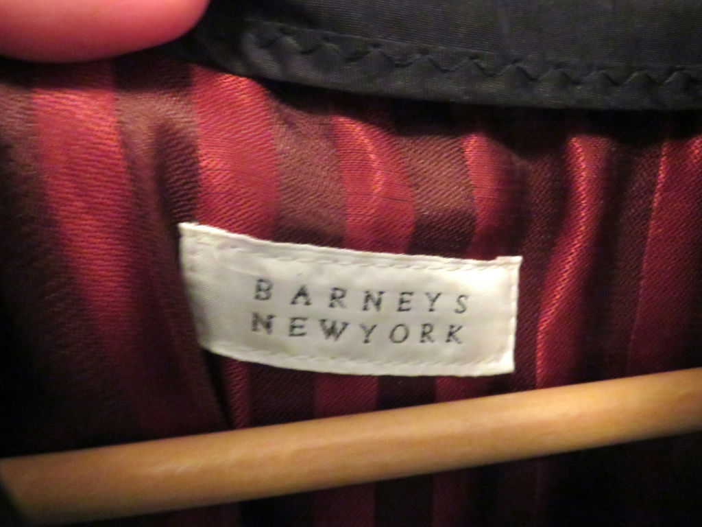 Barney’s New York Men’s Lined Raincoat Sz 46R - image 2 of 9