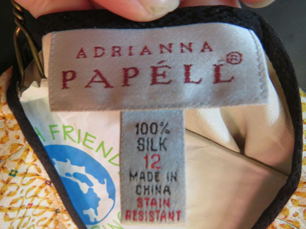 4 Adrienne Papell Designer Tops Jacket Silk Beaded - image 12 of 15
