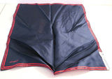 Christian Dior Silk Square Scarf Handkerchief Navy - thumbnail 2 of 4