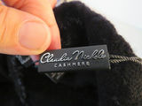 Claudia Nicole Black Fringe Cape Cashmere Wool Blend - thumbnail 9 of 9