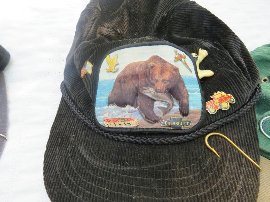 3 Hunting Mitchell Caps Hats Some Pins Included - image 3 of 10