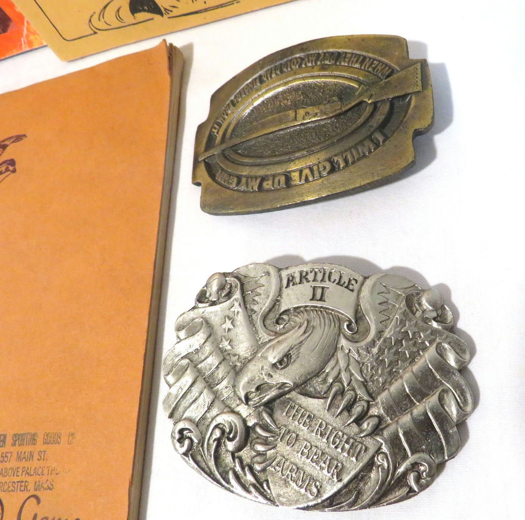 Hunting Belt Buckles and Assorted Related Ephemera - image 5 of 9